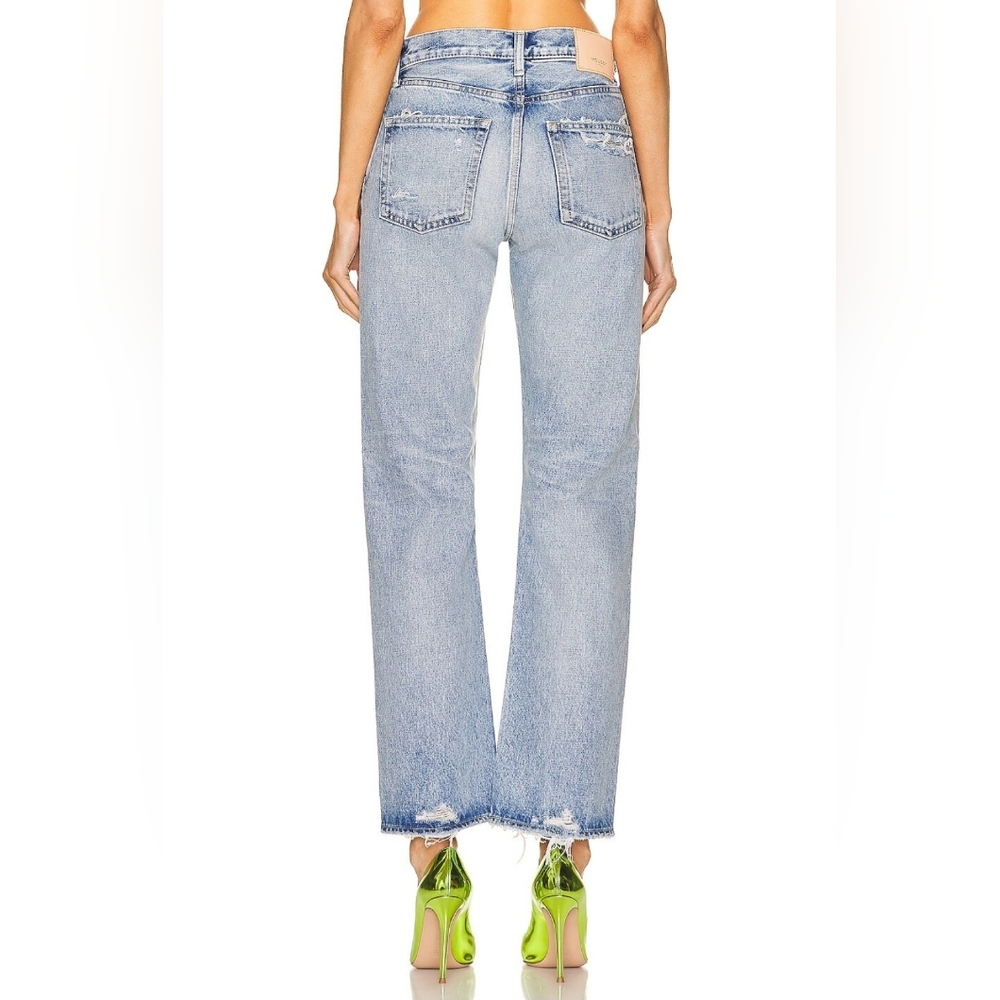 Moussy Vintage Hesperia Straight Women's Blue Jeans Size 24